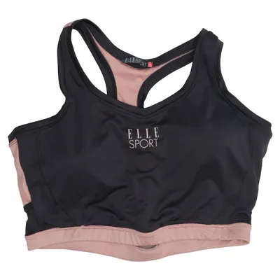 Sport-bh (Grijs, Roze) van Elle Sport Elastaan, Polyamide