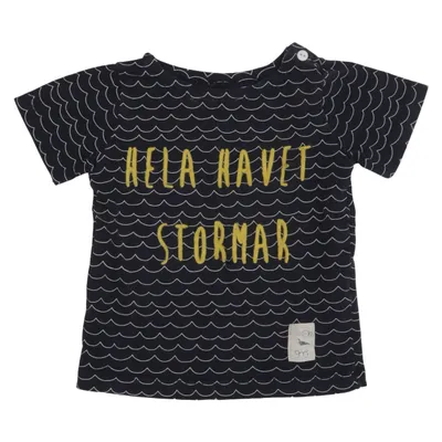 T-shirt (Blå, Gul) från Em Elastan, Ull