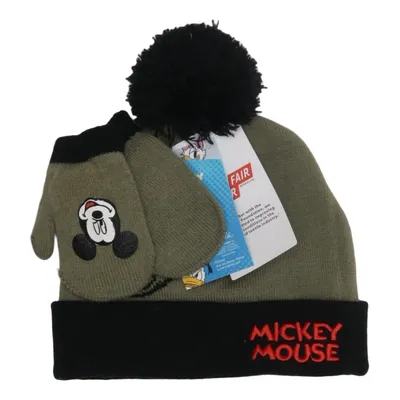 Kit d'accessoires (Vert, Noir) de Disney Mickey and Friends Acrylique, Élasthane, Polyamide