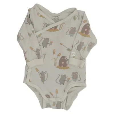 Romper (Groen, Meerkleurig) van Lindex Baby Katoen, Elastaan