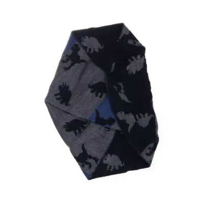 Tube scarf (Gray, Blue) Nylon, Polyester