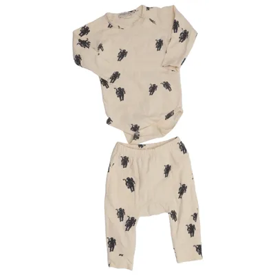 Ensemble (Beige, Noir) de MarMar Copenhagen Coton, Élasthane