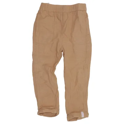 Bukser (Beige) fra Leevje Bomuld, Linned