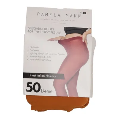 Panty (Oranje) van Pamela Mann Elastaan, Polyamide