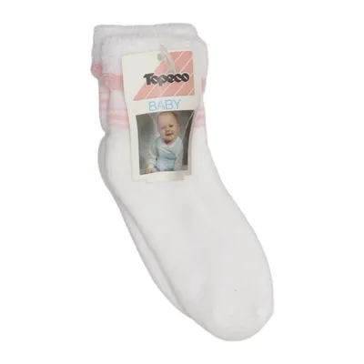 Socks (White, Pink) from Topeco