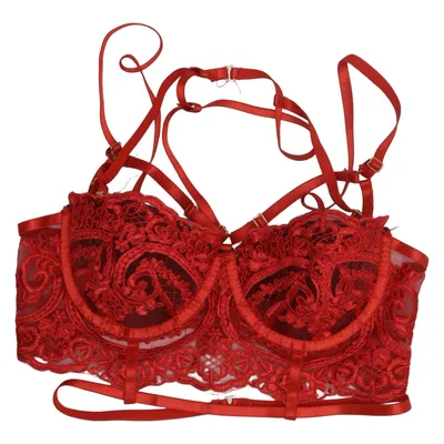 Soutien-gorge (Rouge) Élasthane, Polyester