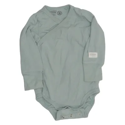 Body (Vert) de Lindex Newborn Coton, Élasthane