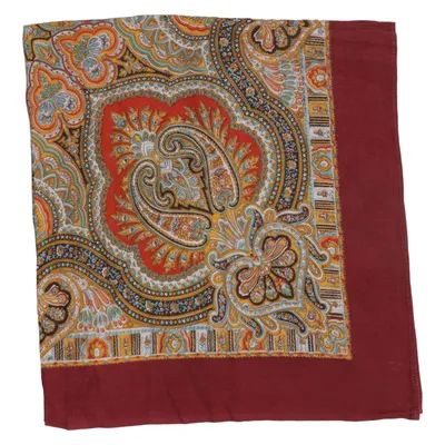 Scarf (Röd, Flerfärgad)