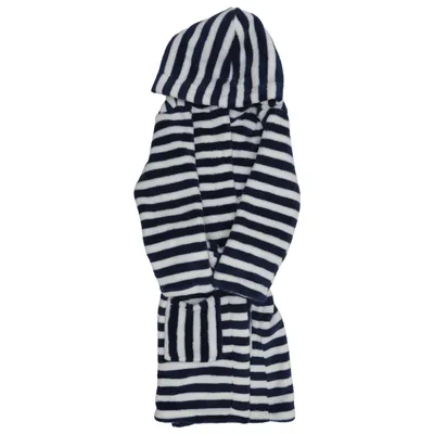 Bathrobe (Blue, White) from Playshoes Polyester