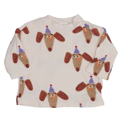 Lange mouwen shirt (Beige, Meerkleurig) van Mini Rodini