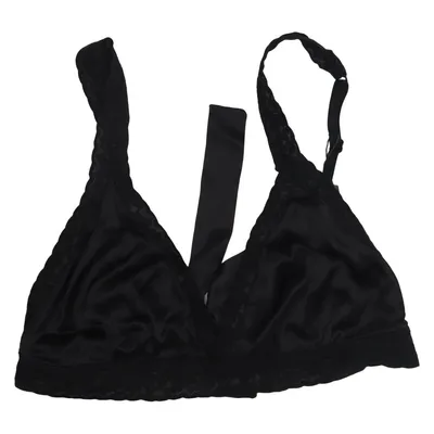 Bralette (Svart) från Lace Laboratory Elastan, Polyamid, Silke