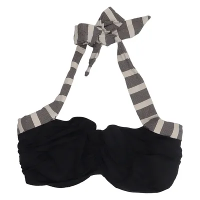 Bikini top (Sort, Hvid) fra Saltabad Elastan, Polyamid