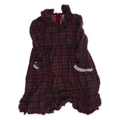 Dress (Red, Multicolored) from Fix Cotton