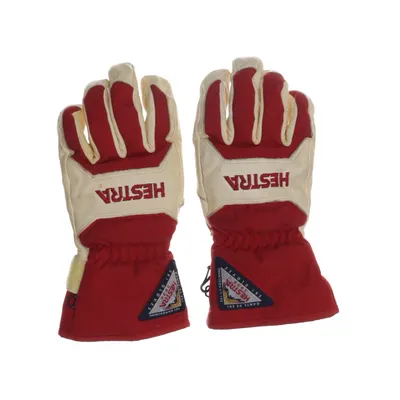 Handskar (Röd, Flerfärgad) från Hestra Bomull, Polyester