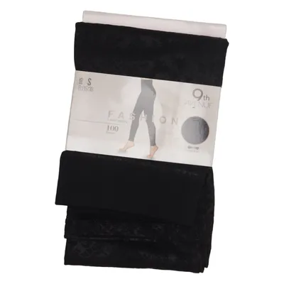 Collants de sport (Noir) de 9th Avenue Élasthane, Polyester