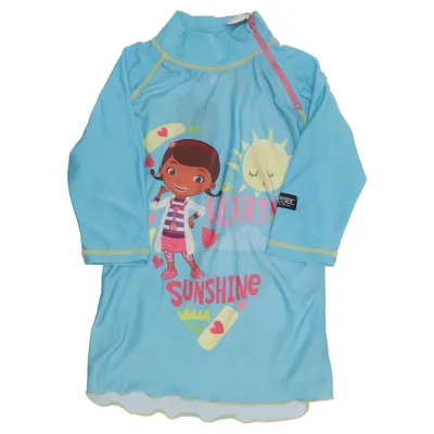 Zwemshirt (Blauw, Meerkleurig) van Swimpy Elastaan, Polyester