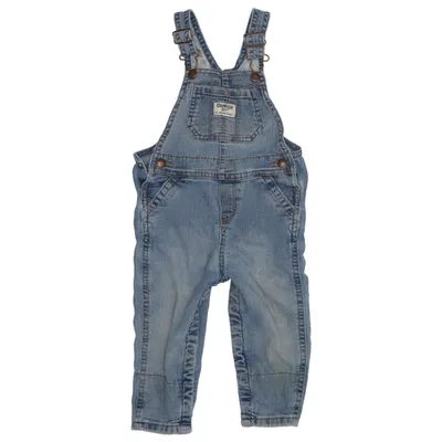 Hängselbyxor (Blå) från OshKosh B'gosh Bomull, Elastan, Polyester