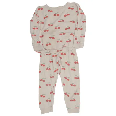 Pajamas (Beige, Red) from Rikiki Organic cotton