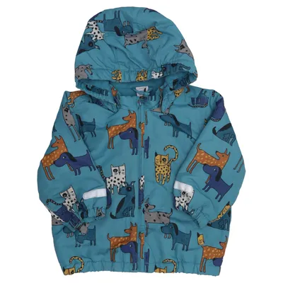 Regenjack (Blauw, Meerkleurig) van Lindex Baby Polyester