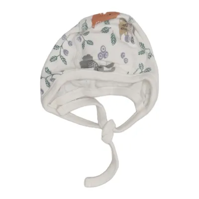 Beanie (White, Multicolored) from Libero Cotton