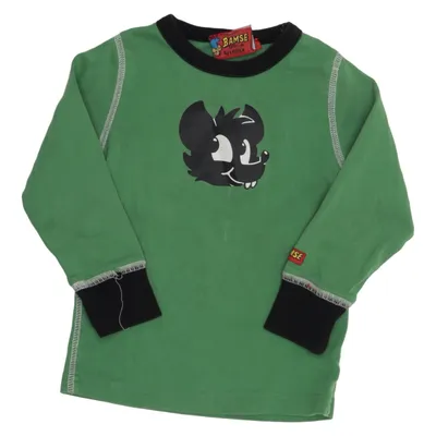 T-shirt à manches longues (Vert, Noir) de Bamse by Lindex