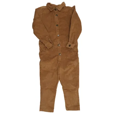 Overalls (Brun) fra MarMar Copenhagen Bomuld, Elastan