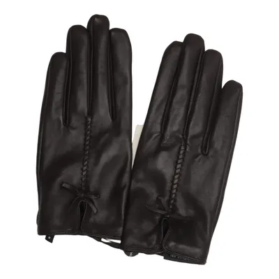 Läderhandskar (Svart) från Markberg Skinn, Polyester