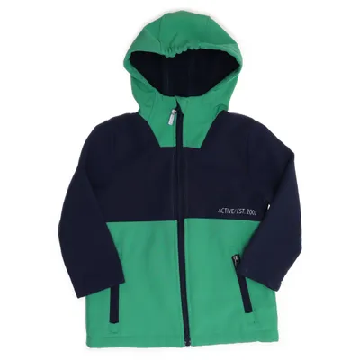 Softshell jacket (Green, Blue) from Topolino Elastane, Polyester