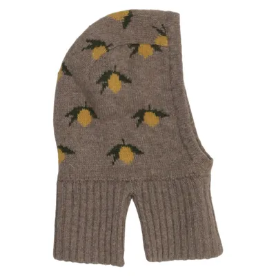 Cagoule (Belou Lemon Knit Balaclava) de Konges Sløjd Acrylique, Laine