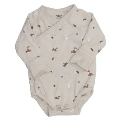 Body (Beige) von Lindex Newborn Baumwolle, Elasthan