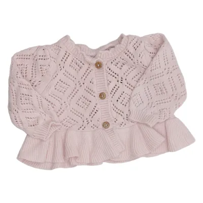 Strickjacke (Pink) von ICA I Love Eco Bio-Baumwolle