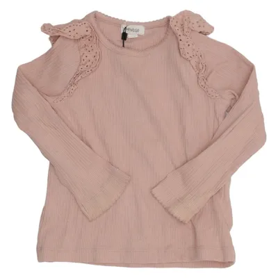 T-shirt à manches longues (Rose) de Newbie by KappAhl Coton, Élasthane