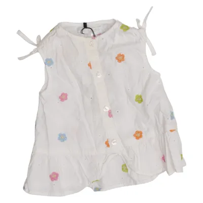 Topp (Vit, Flerfärgad) från Zara Bomull, Polyester