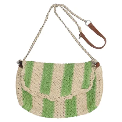 Axelremsväska (Grön, Beige) från By Malene Birger