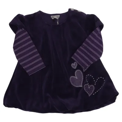 Dress (Purple) from Fixoni Cotton, Polyester