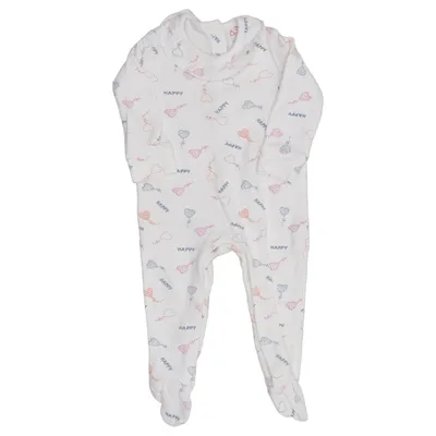 Barboteuse (Blanc, Multicolore) de Koton Baby Coton