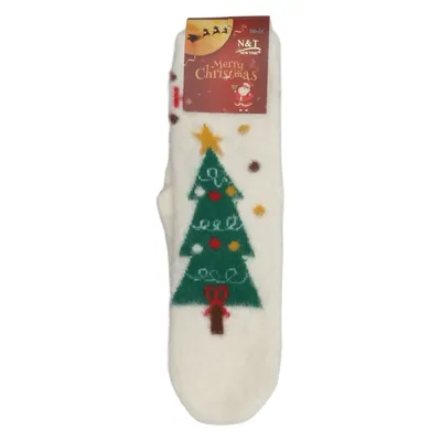 Chaussettes (Blanc, Multicolore) de New Time Élasthane, Vison