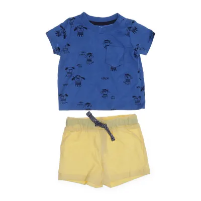Set (Blauw, Geel) van F&F Katoen