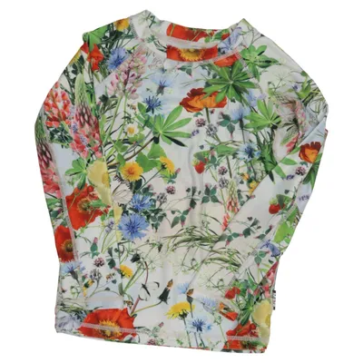 Swim shirt (White, Multicolored) from Molo Elastane, Recycled polyester