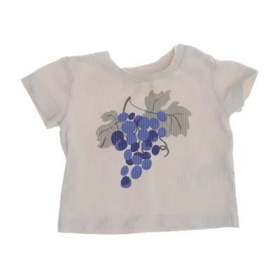 T-shirt (Beige, Flerfarvet) fra Garbo & Friends Bomuld, Elastan