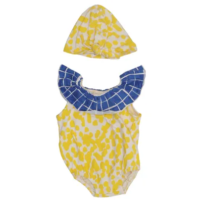 Body (Yellow, White, Blue) from Noë & Zoë Berlin Elastane, Organic cotton