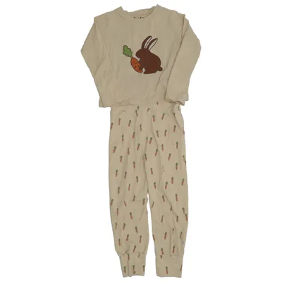 Pyjama (Beige) van Buddy and Hope Katoen, Elastaan
