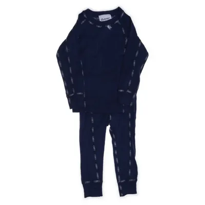 Pyjama (Bleu, Blanc) de Hulabalu Laine de mouton, Polyester