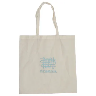 Canvas bag (Beige, Turquoise) from Dragon