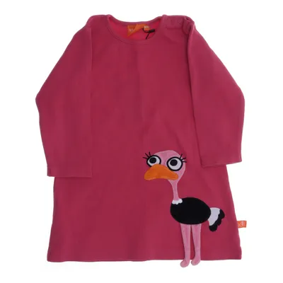 Klänning (Rosa, Flerfärgad) från Lipfish Bomull, Polyester