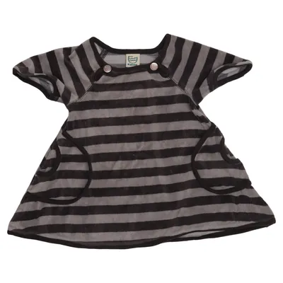 Robe (Marron, Gris) de Katvig Coton, Polyester
