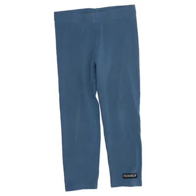 Leggings (Blue) from Villervalla Elastane, Organic cotton