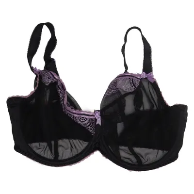 Soutien-gorge (Noir, Violet) de Curvy Kate Élasthane, Polyamide, Polyester