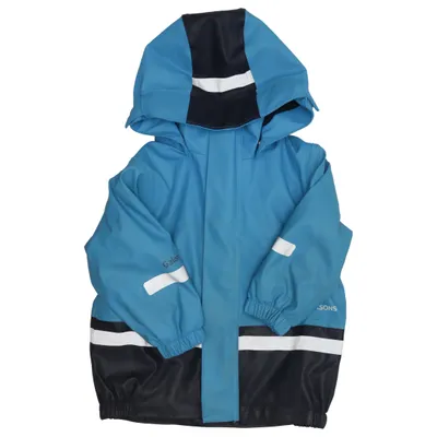 Rain jacket (Blue, Black) from Didriksons Polyester, Polyurethane