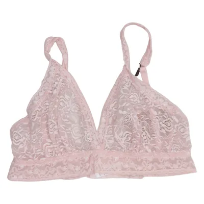 Bralette (Roze) van Lace Laboratory Elastaan, Polyamide